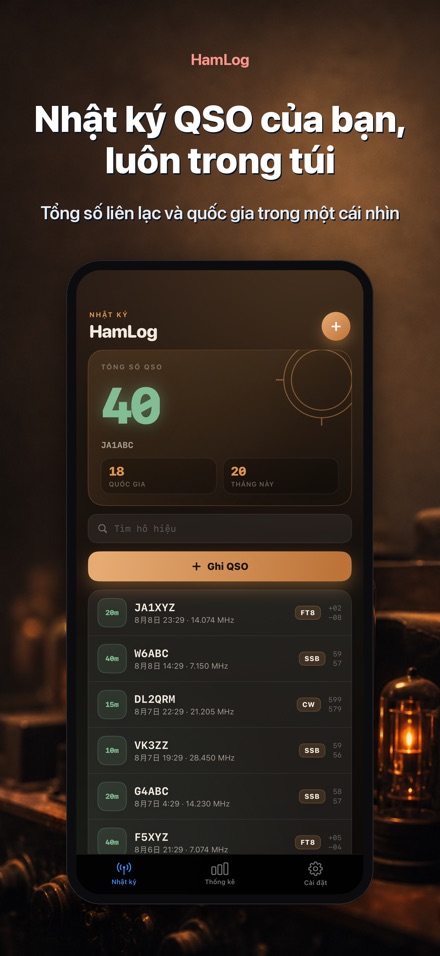 HamLog: Sổ Nhật Ký QSO Radio