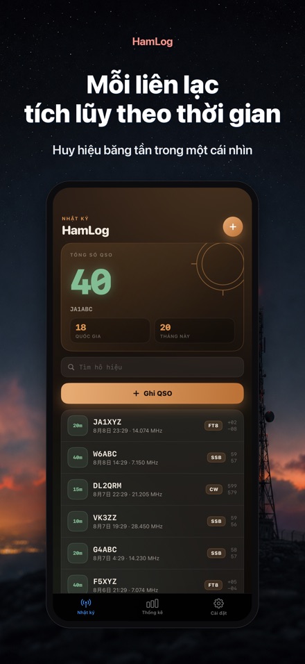HamLog: Sổ Nhật Ký QSO Radio 8