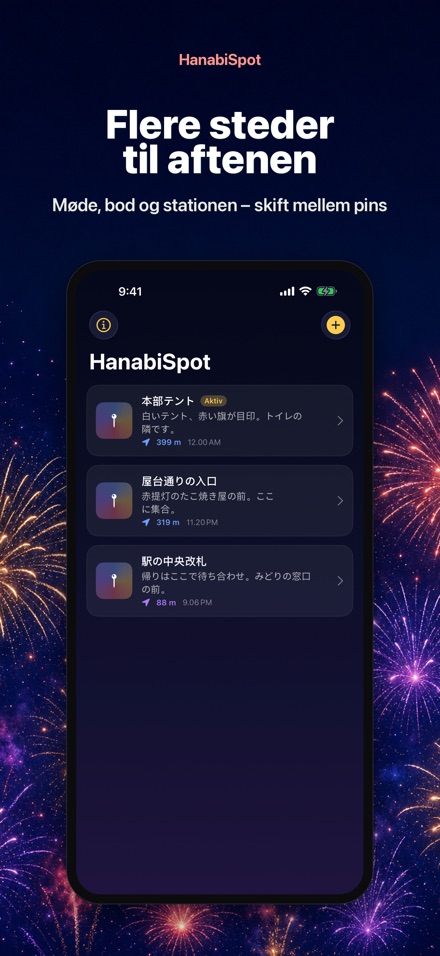 HanabiSpot: Mødested 10