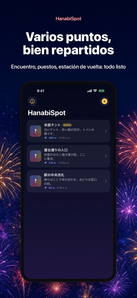 HanabiSpot: punto encuentro 10