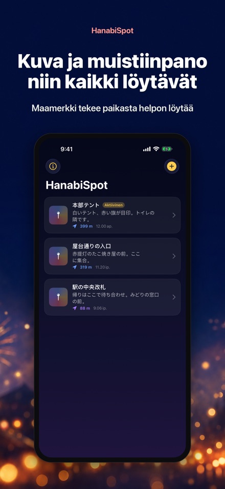 HanabiSpot: Tapaamispiste 6