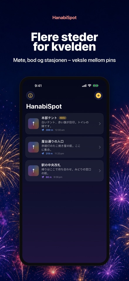 HanabiSpot: Møteplass 10