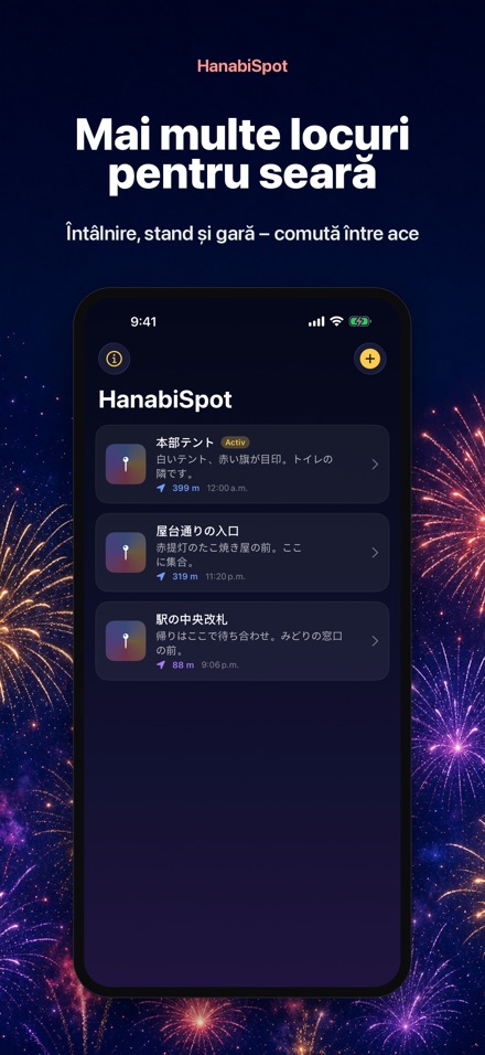 HanabiSpot: Punct întâlnire 10