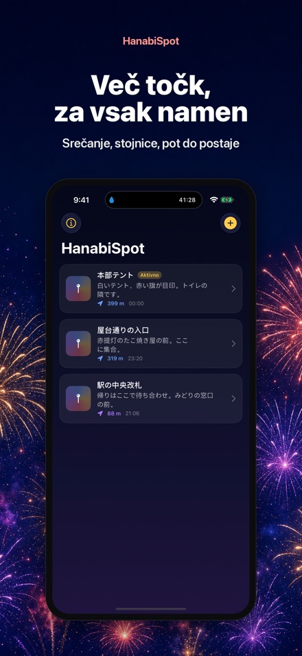 HanabiSpot: točka snidenja 10