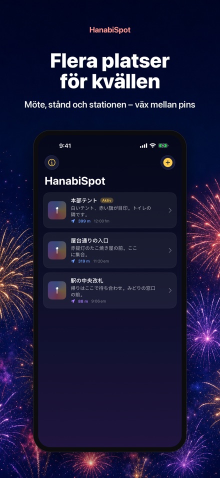 HanabiSpot: Mötesplats 10
