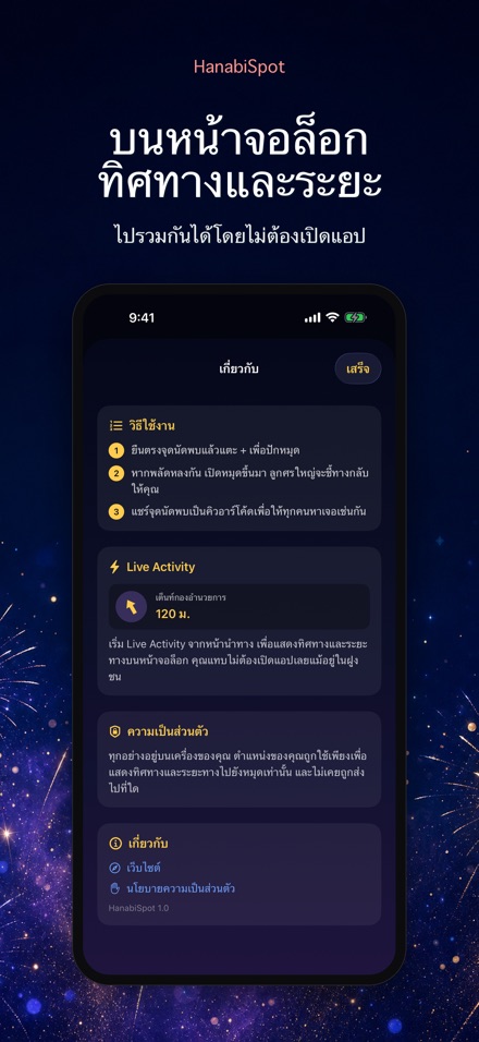 HanabiSpot: จุดนัดพบ 5