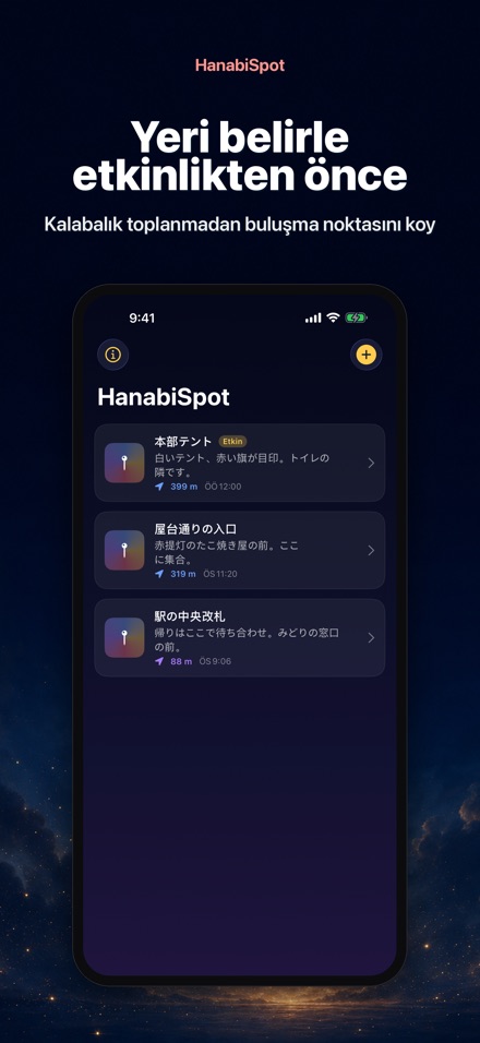HanabiSpot: Buluşma Noktası 9