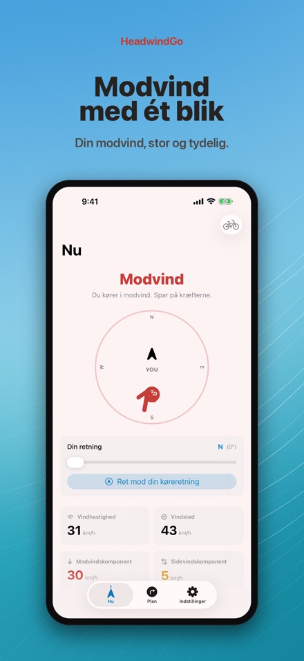 HeadwindGo: Modvind på cykel
