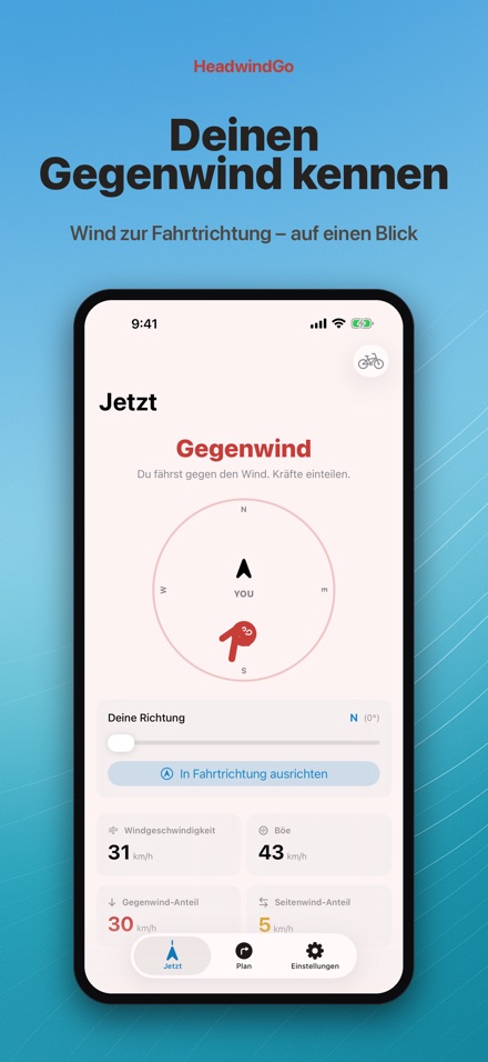 HeadwindGo: Wind fürs Rad