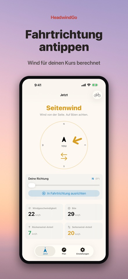 HeadwindGo: Wind fürs Rad 6