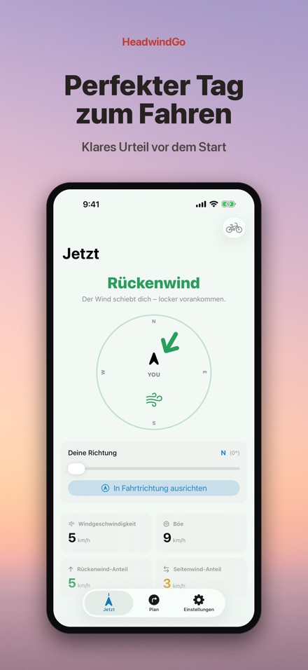 HeadwindGo: Wind fürs Rad 9