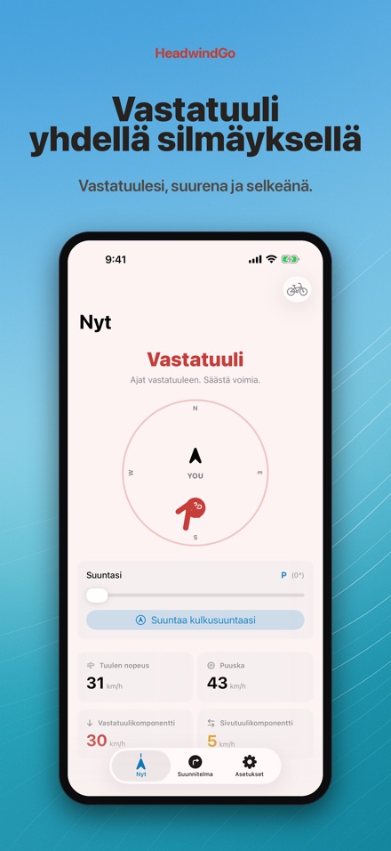 HeadwindGo: Vastatuuli