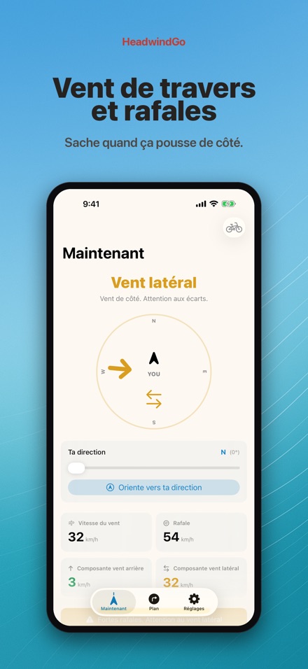 HeadwindGo : vent à vélo 5