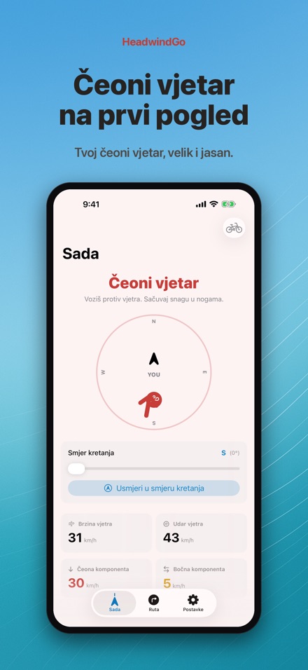 HeadwindGo: Čeoni vjetar