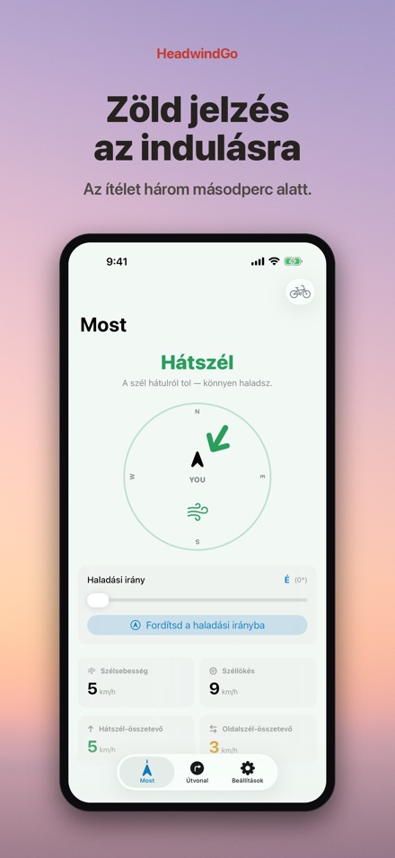 HeadwindGo: Szembeszél bringa 9