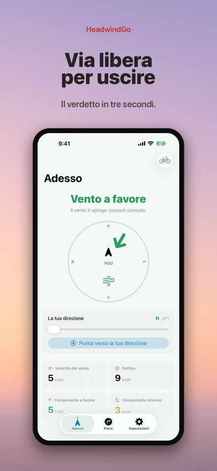 HeadwindGo: vento in bici 9