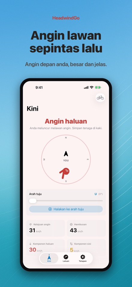 HeadwindGo: Angin Sakal Roda