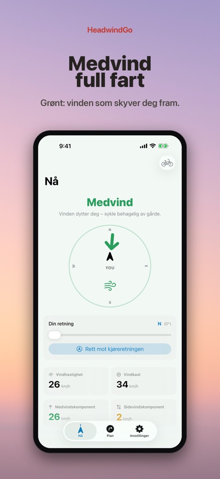 HeadwindGo: Motvind for sykkel 2