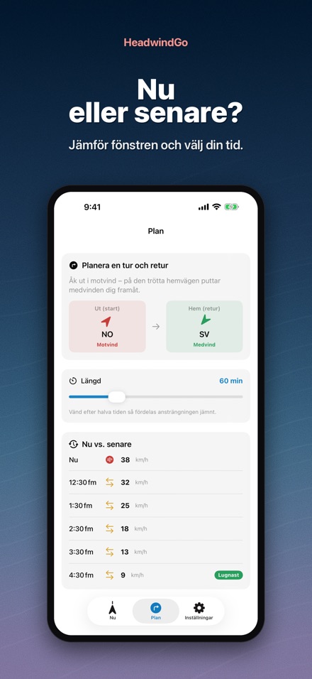 HeadwindGo: motvind för cykel 4