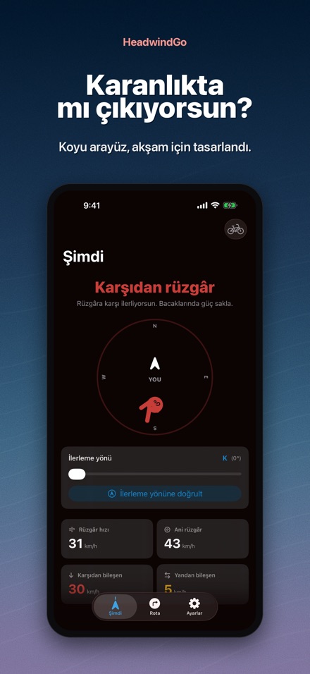 HeadwindGo: bisiklette rüzgar 10
