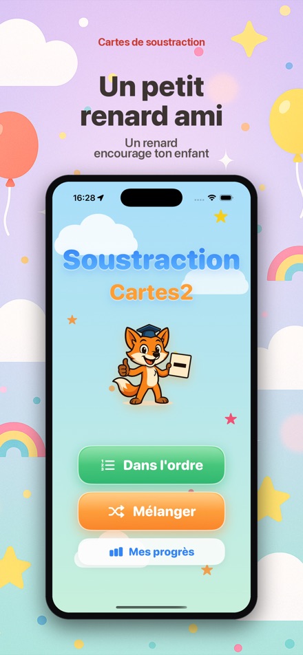 Cartes de soustraction 2