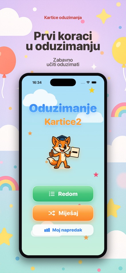 Kartice za oduzimanje 2
