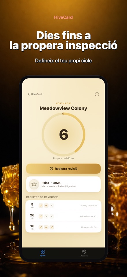 HiveCard: Diari Apícola 2