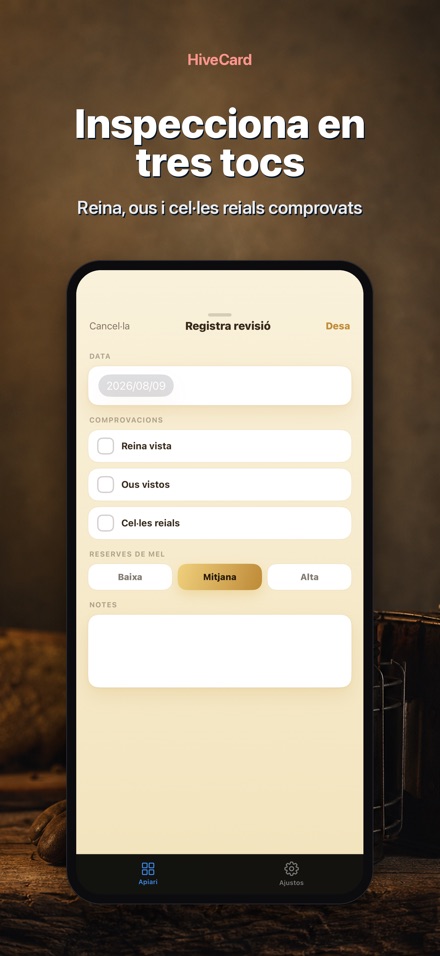 HiveCard: Diari Apícola 3