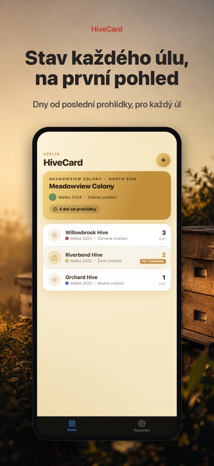 HiveCard: Deník Včelaře