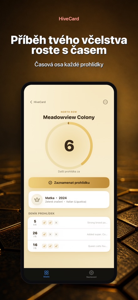 HiveCard: Deník Včelaře 5