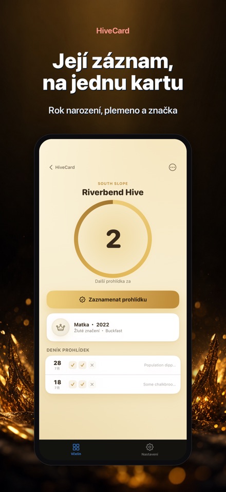 HiveCard: Deník Včelaře 8