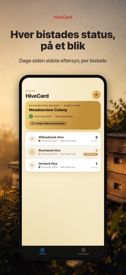 HiveCard: Biavlerlogbog