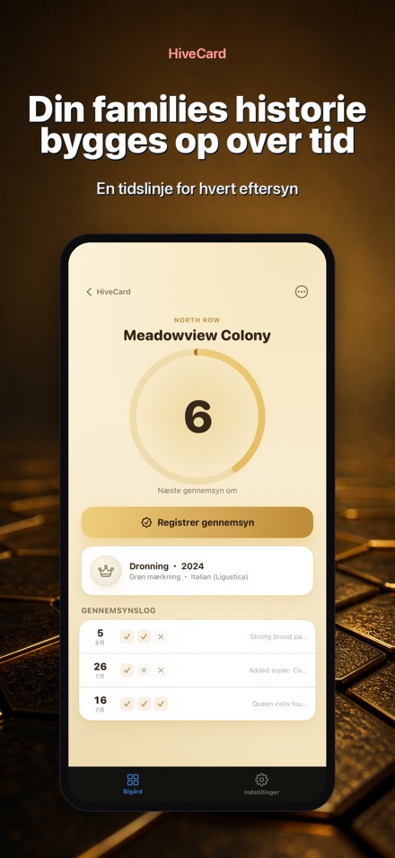 HiveCard: Biavlerlogbog 5