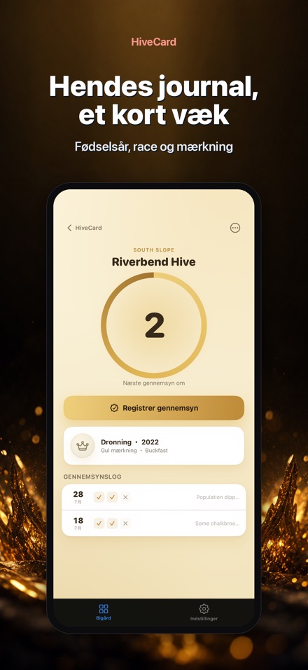 HiveCard: Biavlerlogbog 8