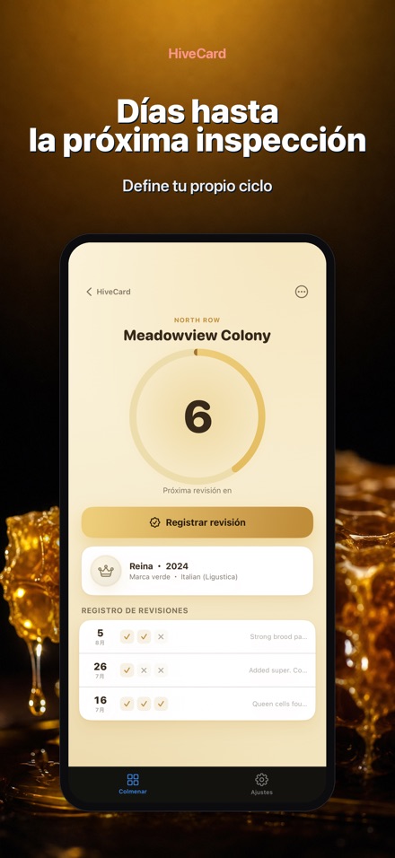 HiveCard: Diario Apícola 2