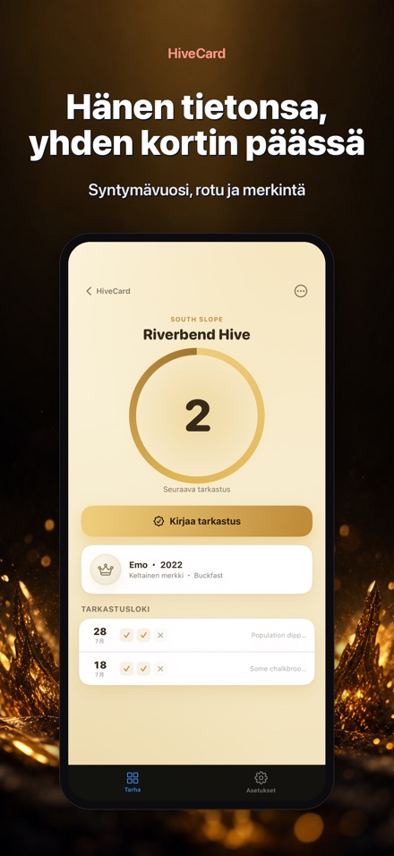 HiveCard: Mehiläispäiväkirja 8