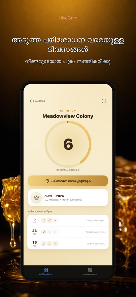 HiveCard: തേനീച്ച ഡയറി 2