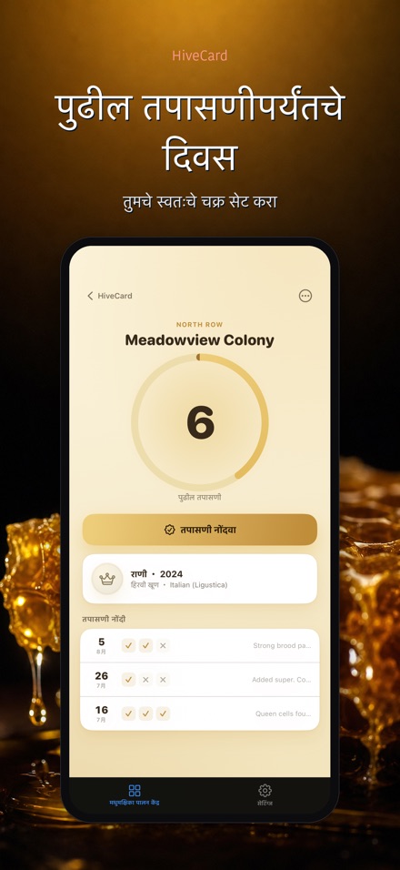HiveCard: मधमाशी डायरी 2