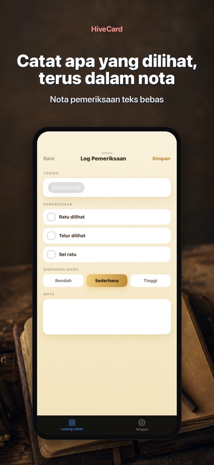 HiveCard: Jurnal Lebah 4