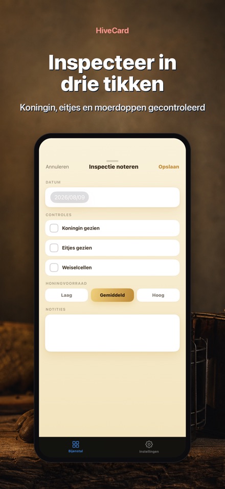 HiveCard: Imkerlogboek 3