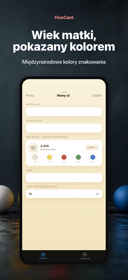 HiveCard: Dziennik Pszczelarza 7