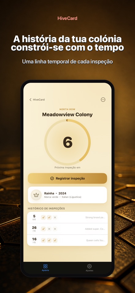 HiveCard: Diário Apícola 5