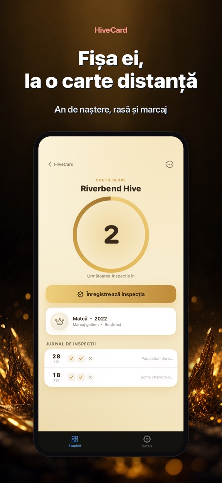 HiveCard: Jurnal Apicol 8