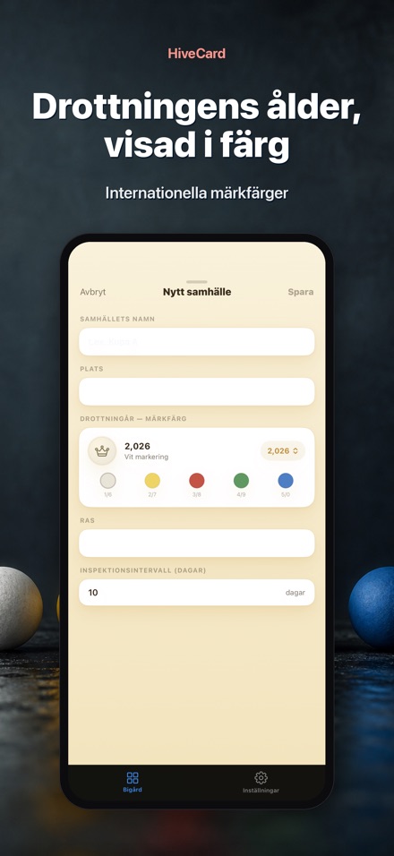 HiveCard: Biodlarlogg 7