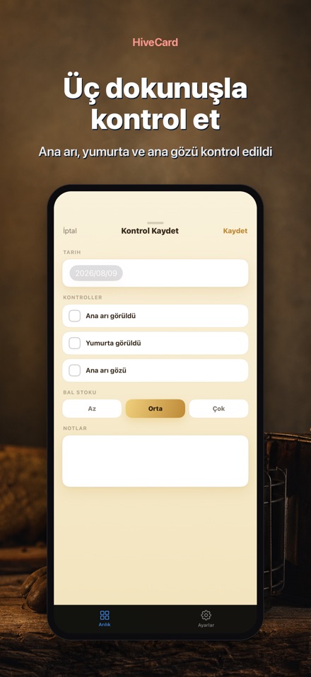 HiveCard: Arıcılık Defteri 3