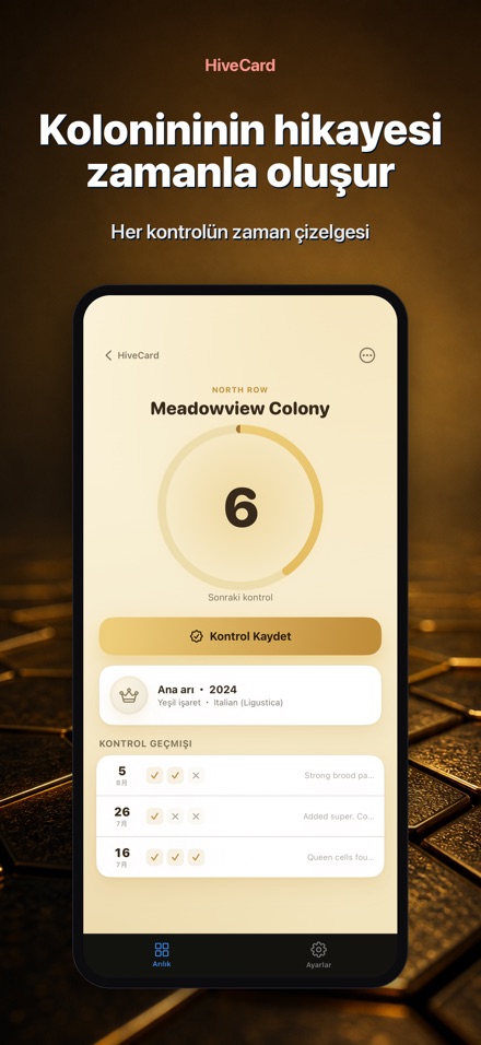 HiveCard: Arıcılık Defteri 5