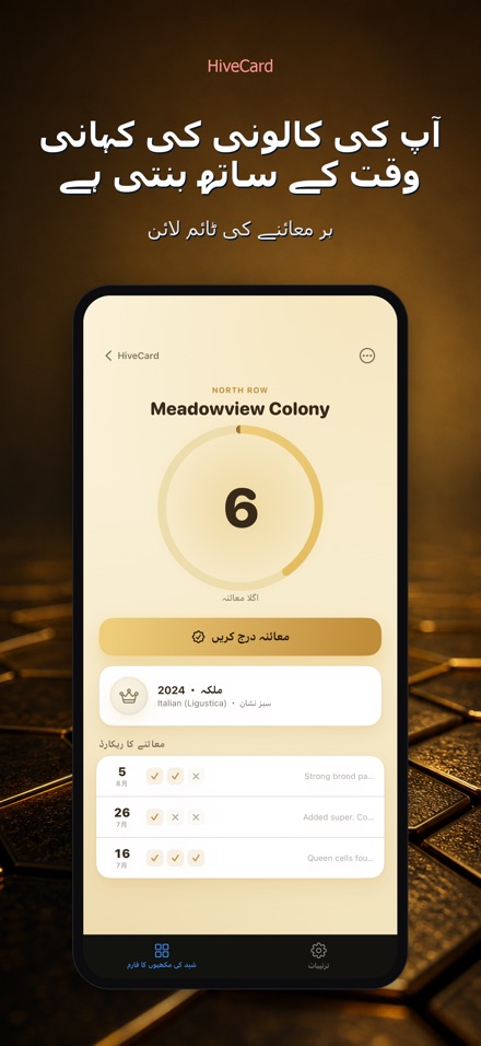HiveCard: شہد کی مکھی ڈائری 5