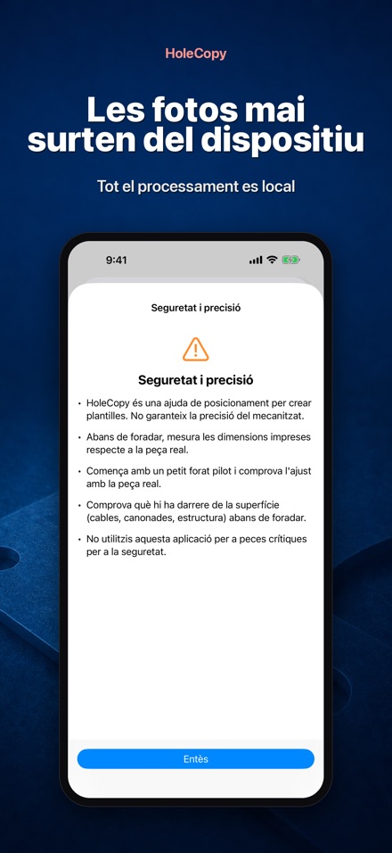 HoleCopy: Plantilla Forats 9