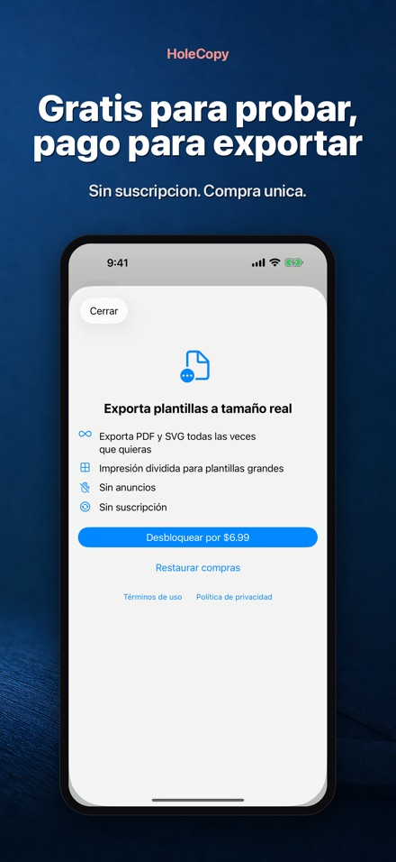 HoleCopy: Plantilla de taladro 10