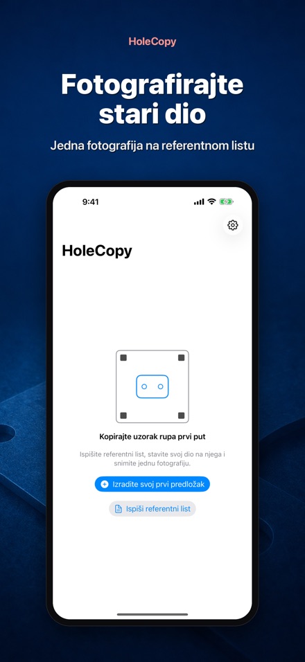 HoleCopy: Šablona Rupa